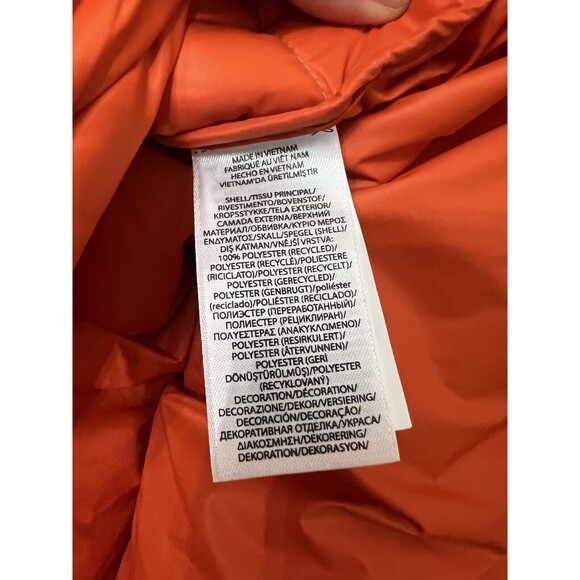 Polo Ralph Lauren Mens M Down Insulated Parka Jacket Orange NWT $498 - Picture 7 of 8